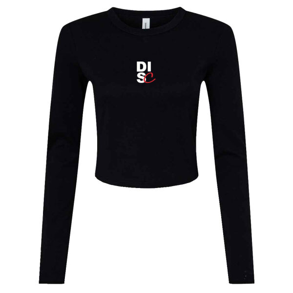 Long Sleeve Ribbed Crop Top Thumbnail